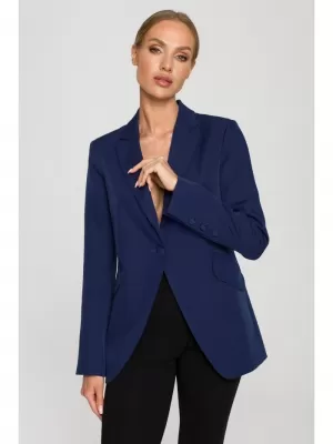 Dámské sako MOE M701 NAVY BLUE