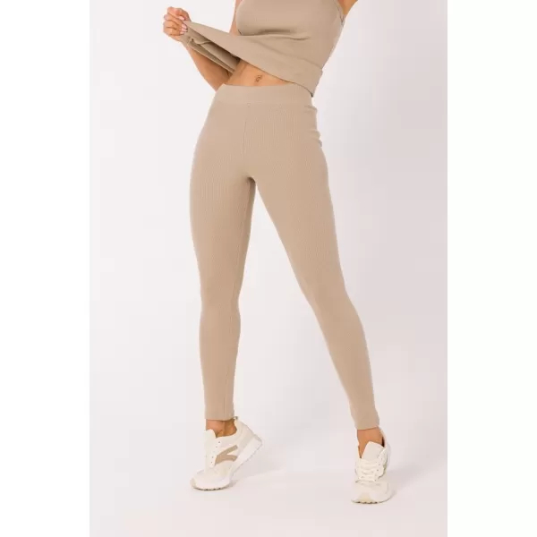  Dámské legíny MOE M734 BEIGE 