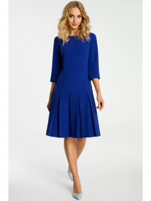 Dámské šaty MOE M336 ROYAL BLUE