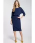 Dámské šaty MOE M360 NAVY BLUE