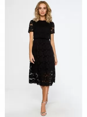 Dámské šaty MOE M405 BLACK