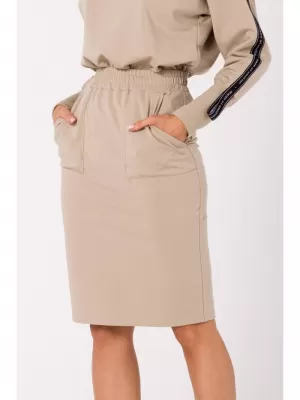 Dámská sukně MOE M728 BEIGE