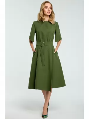 Dámské šaty MOE M396 GREEN