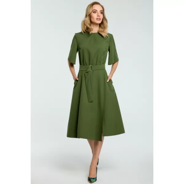  Dámské šaty MOE M396 GREEN 