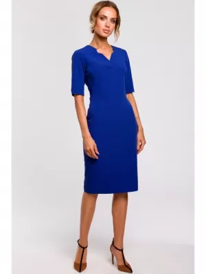 Dámské šaty MOE M455 ROYAL BLUE