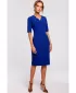 Dámské šaty MOE M455 ROYAL BLUE