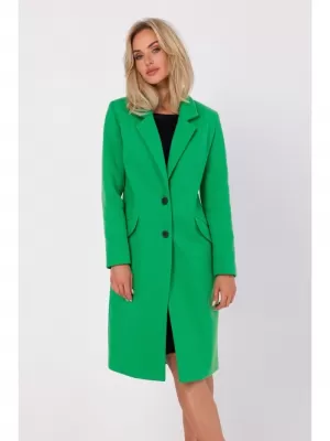 Dámský kabát MOE M758 GREEN