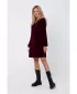 Dámské šaty MOE M767 MAROON