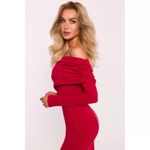  Dámské šaty MOE M820 RED 
