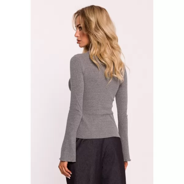  Dámské triko MOE M806 GREY MELANGE 