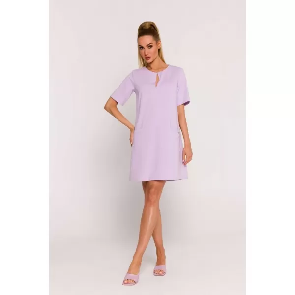  Dámské šaty MOE M788 PURPLE 