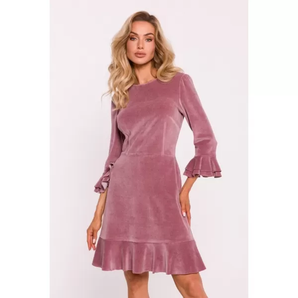  Dámské šaty MOE M825 CREPE PINK 