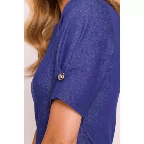  Dámské šaty MOE M842 BLUE 