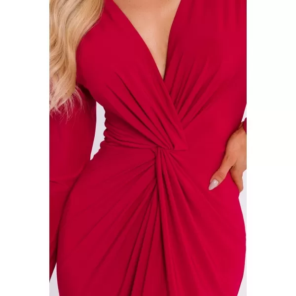  Dámské šaty MOE M840 RED 