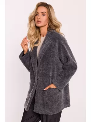 Dámské sako MOE M808 GREY MELANGE