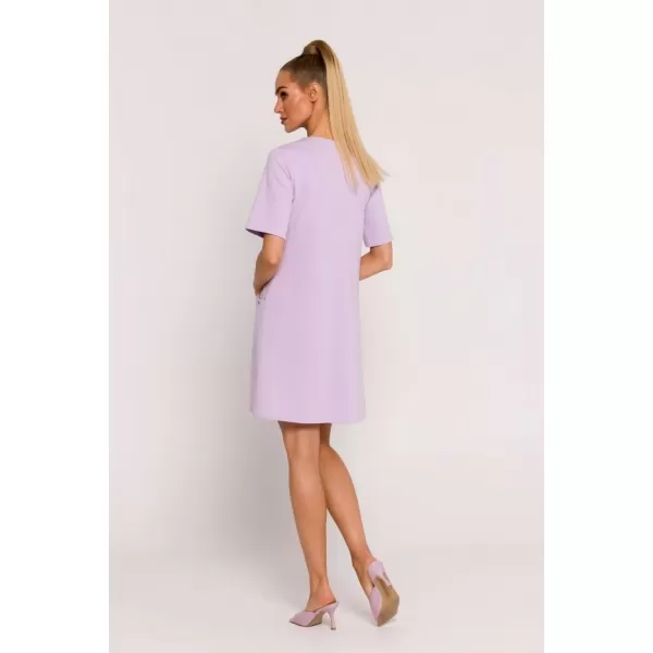  Dámské šaty MOE M788 PURPLE 