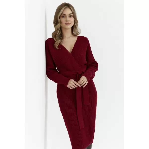  Dámské šaty MOE M810 MAROON 