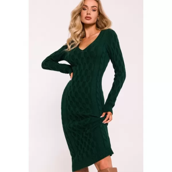  Dámské šaty MOE M824 GREEN 