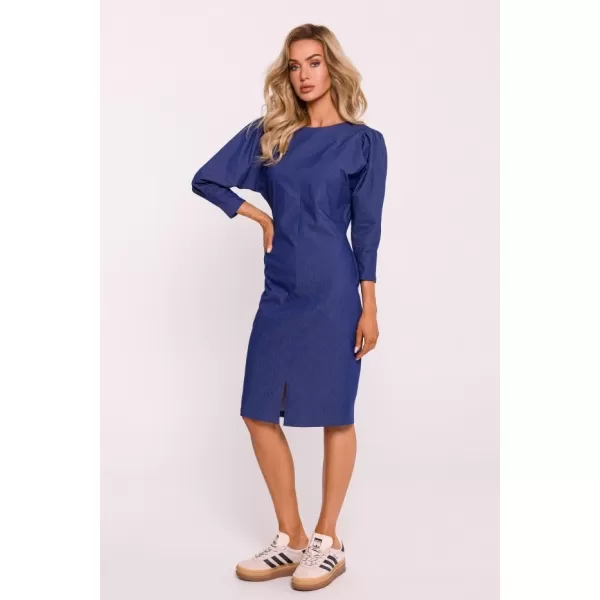  Dámské šaty MOE M803 BLUE 