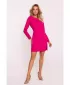 Dámské šaty MOE M814 FUCHSIA