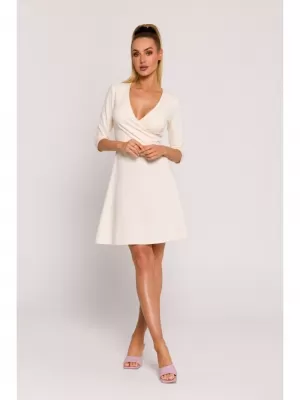 Dámské šaty MOE M786 CREAM