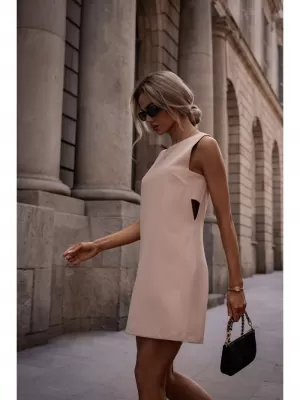 Dámské šaty MOE M778 BEIGE
