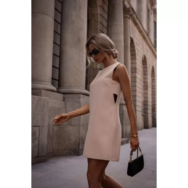  Dámské šaty MOE M778 BEIGE 