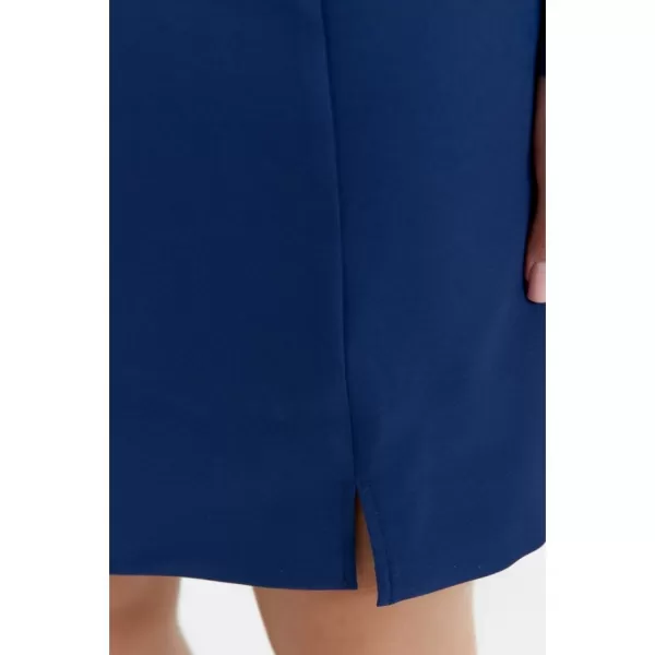  Dámské šaty MOE M755 NAVY BLUE 