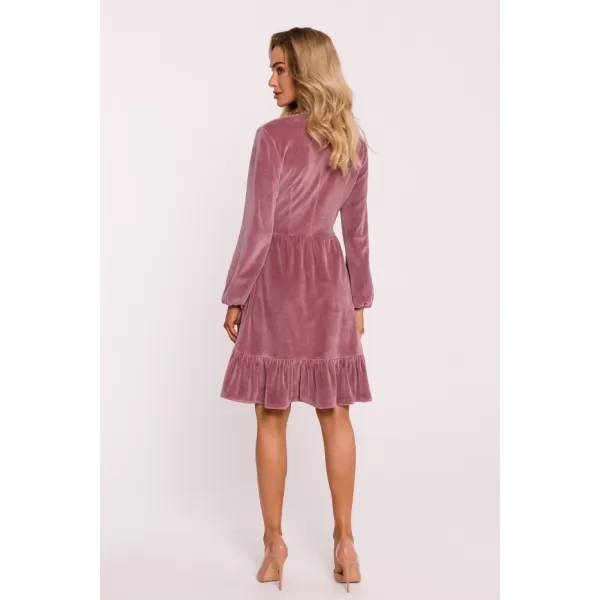  Dámské šaty MOE M826 CREPE PINK 