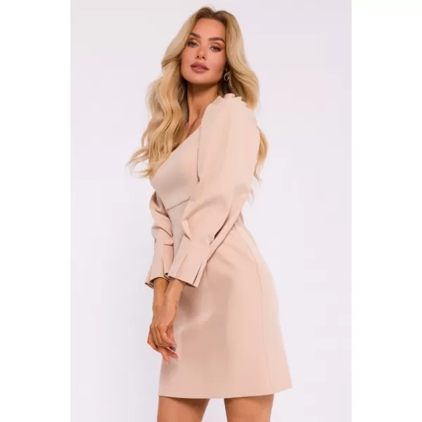  Dámské šaty MOE M836 BEIGE 