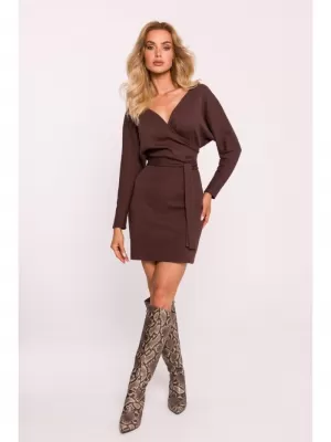 Dámské šaty MOE M819 BROWN