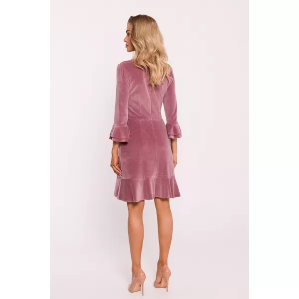  Dámské šaty MOE M825 CREPE PINK 