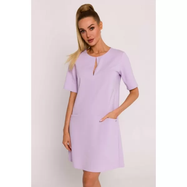  Dámské šaty MOE M788 PURPLE 
