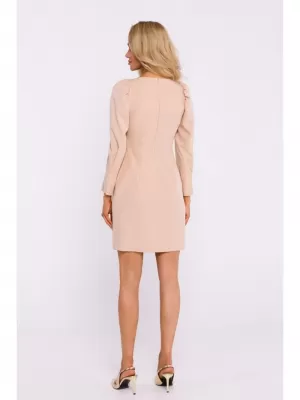 Dámské šaty MOE M836 BEIGE