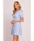 Dámské šaty MOE M842 LIGHT BLUE