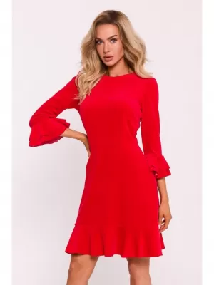 Dámské šaty MOE M825 RED