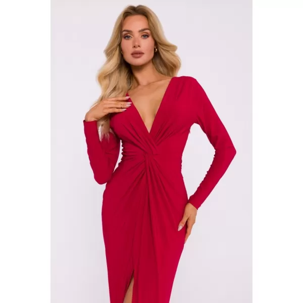  Dámské šaty MOE M840 RED 
