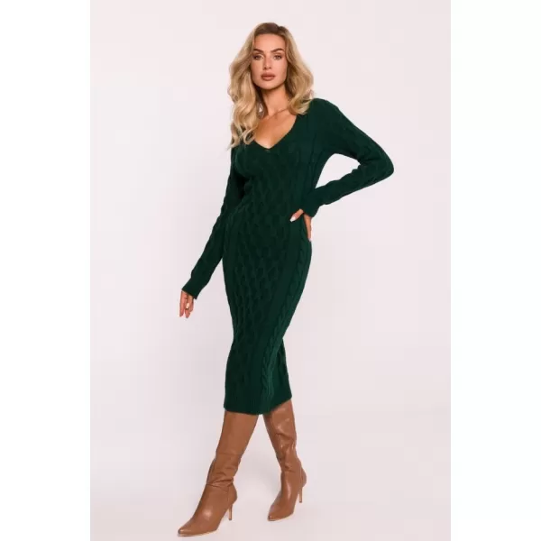  Dámské šaty MOE M824 GREEN 
