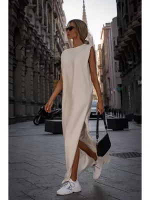 Dámské šaty MOE M790 CREAM