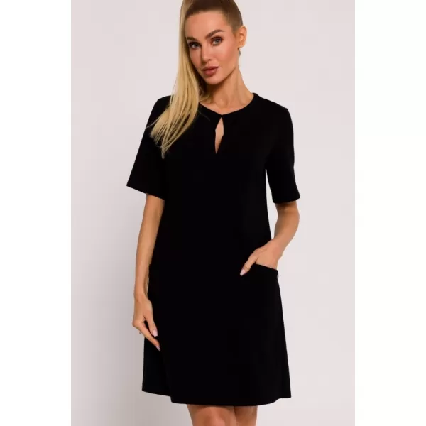  Dámské šaty MOE M788 BLACK 