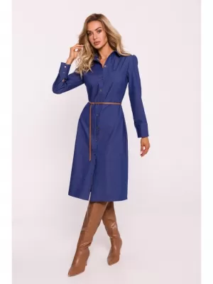 Dámské šaty MOE M804 BLUE