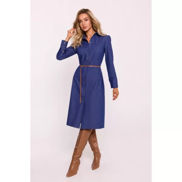  Dámské šaty MOE M804 BLUE 