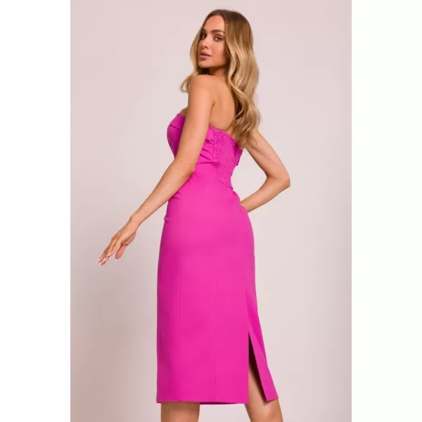  Dámské šaty MOE M843 PINK 