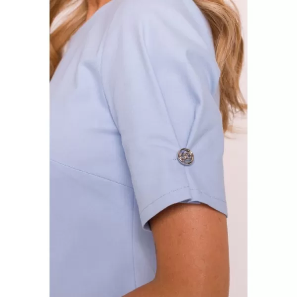  Dámské šaty MOE M842 LIGHT BLUE 