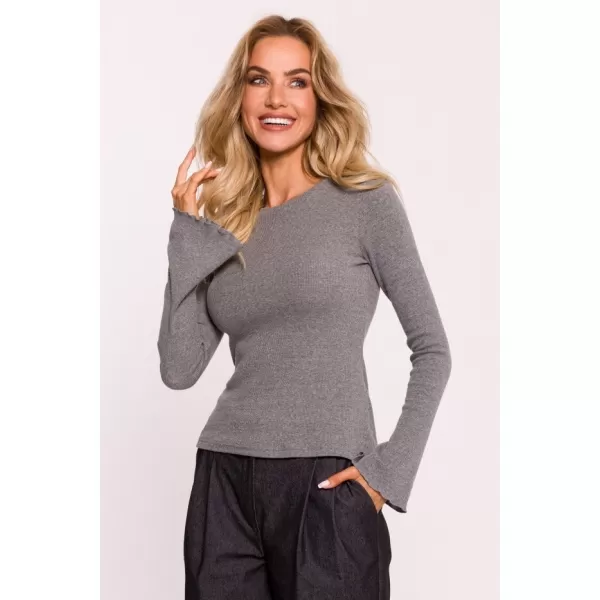  Dámské triko MOE M806 GREY MELANGE 