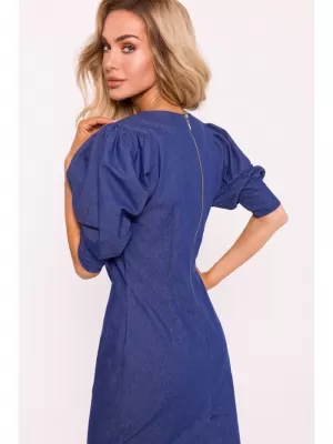 Dámské šaty MOE M803 BLUE