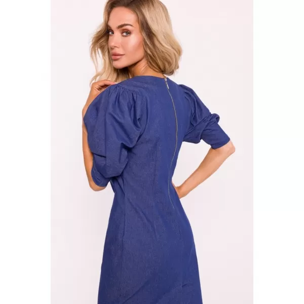  Dámské šaty MOE M803 BLUE 