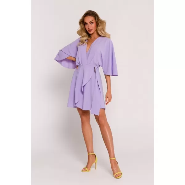  Dámské šaty MOE M785 PURPLE 