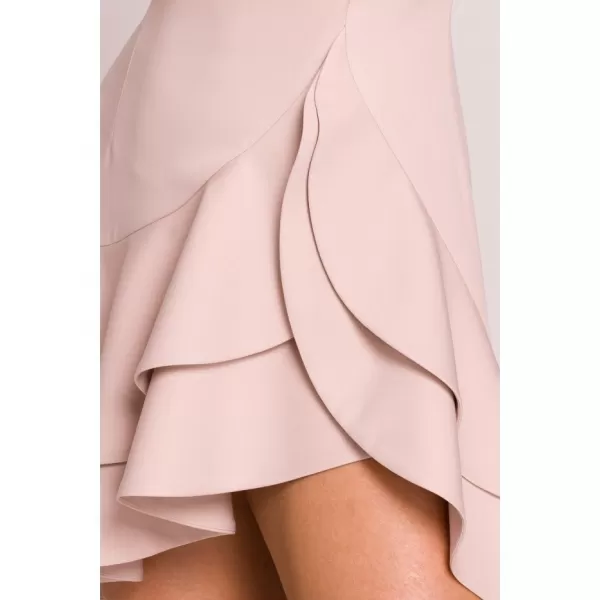  Dámské šaty MOE M850 LIGHT BEIGE 