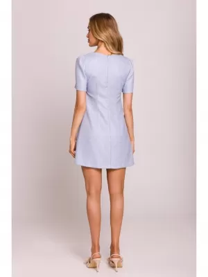 Dámské šaty MOE M855 LIGHT BLUE